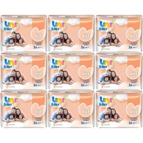 Uni Baby Aile 52x27 Paket 1404 Yaprak Islak Mendil