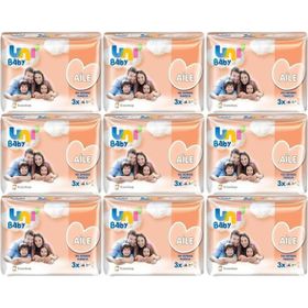 Uni Baby Aile 52x27 Paket 1404 Yaprak Islak Mendil