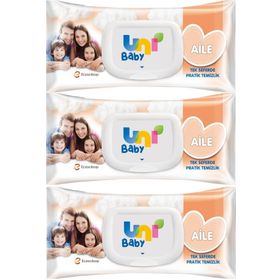 Uni Baby Aile 90x3 Paket 270 Yaprak Islak Mendil