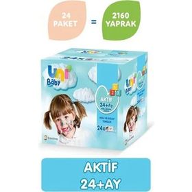 Uni Baby Aktif 24x90'lı Islak Mendil