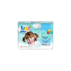 Uni Baby Aktif 3x52'li Bebek Islak Mendil