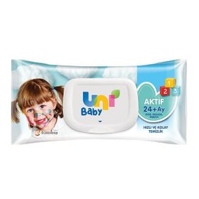 Uni Baby Aktif 90 Yaprak Islak Mendil