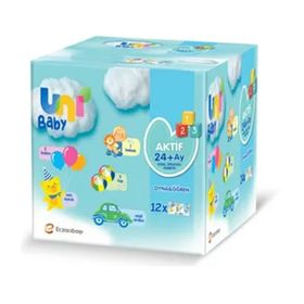Uni Baby Aktif Oyna Öğren 52x12'li Islak Mendil