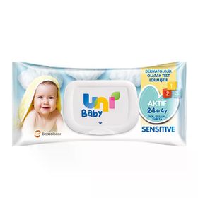 Uni Baby Aktif Sensitive 468 Yaprak Islak Mendil