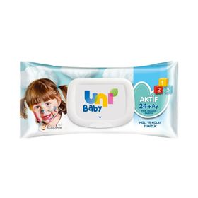 Uni Baby Aktif Sensitive 90 Adet Islak Mendil