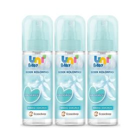Uni Baby Bebeksi Kokular 3x150 ml Bebek Kolonyası