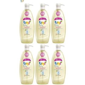 Uni Baby Boyasız Pompalı 6x900 ml Bebek Şampuanı
