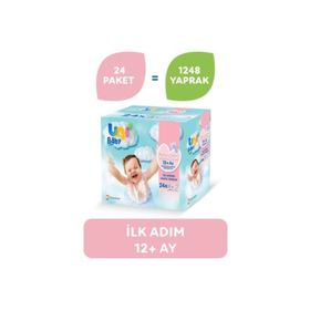 Uni Baby Hassas Dokunuş 24x52'li Islak Mendil
