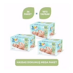 Uni Baby Hassas Dokunuş 36x52'li Islak Mendil