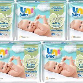 Uni Baby Hassas Dokunuş 52x15 Yaprak Islak Havlu
