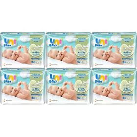 Uni Baby Hassas Dokunuş 52x18 Yaprak Islak Havlu
