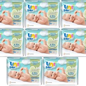 Uni Baby Hassas Dokunuş 52x24 Yaprak Islak Havlu