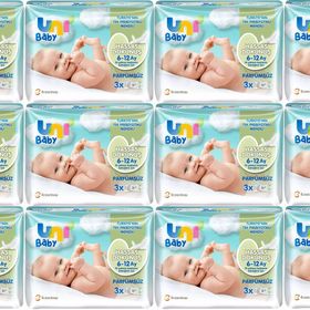 Uni Baby Hassas Dokunuş 52x36 Yaprak Islak Havlu