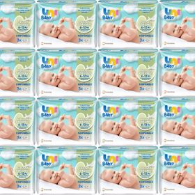 Uni Baby Hassas Dokunuş 52x48 Yaprak Islak Havlu