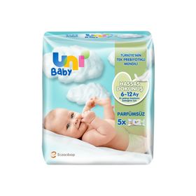 Uni Baby Hassas Dokunuş 5'li Islak Mendil