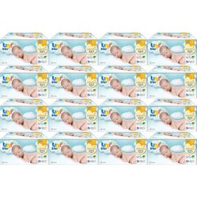 Uni Baby Hassas Yeni Doğan 40x48 Yaprak Narin Ciltler İçin Islak Havlu
