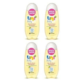 Uni Baby Hipoalerjenik 4x200 ml Bebek Saç ve Vücut Şampuanı
