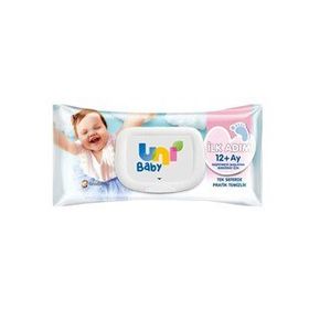 Uni Baby İlk Adım 12+ Ay 52 Adet Bebek Islak Mendil