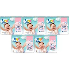 Uni Baby İlk Adım 15x52 Yaprak Islak Havlu Mendil