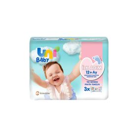 Uni Baby İlk Adım 3x52 Adet Islak Havlu