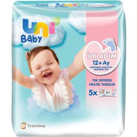 Uni Baby İlk Adım 5x52'li 260 Adet Islak Mendil
