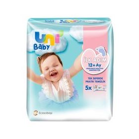 Uni Baby İlk Adım 5x52'li 260 Adet Islak Mendil