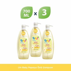 Uni Baby Papatya Özlü 3x700 ml Saç ve Vücut Şampuanı
