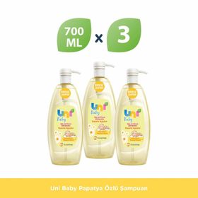 Uni Baby Papatya Özlü 3x700 ml Saç ve Vücut Şampuanı