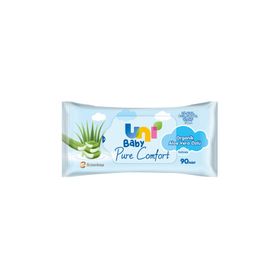 Uni Baby Pure Comfort Organik Aloe Vera Özlü 90x12 1080 Yaprak Islak Mendil