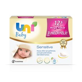 Uni Baby Sensitive 56x12'li 672 Yaprak Islak Havlu