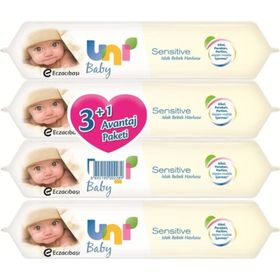 Uni Baby Sensitive 56x4'lü 224 Yaprak Islak Havlu