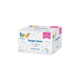 Uni Baby Simple Clean 24x72'li Islak Bebek Mendili
