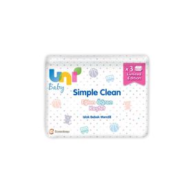Uni Baby Simple Clean 3x52 Adet Islak Havlu