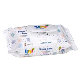Uni Baby Simple Clean 72'lı Islak Havlu