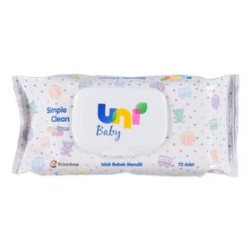 Uni Baby Simple Clean 72'lı Islak Havlu