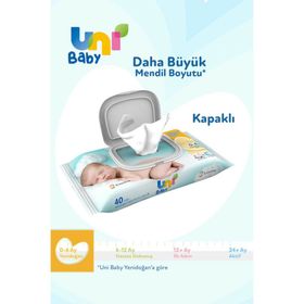 Uni Baby Uni Baby Yenidoğan Islak Mendil 18x40lı 0-6 Ay -