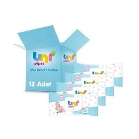 Uni Baby Wipes 90x12'li 1080 Yaprak Islak Havlu