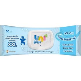 Uni Baby XXL 50 Yaprak Vücut Temizleme Havlusu