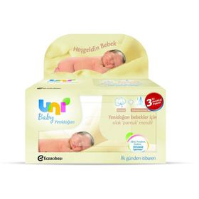 Uni Baby Yenidoğan 3x40'lı Islak Havlu
