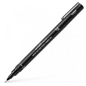 Uni-Ball Akrilik Uçlu Fine Line Pin 0.4 mm Siyah Çizim Kalemi