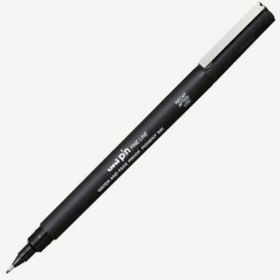Uni-Ball Akrilik Uçlu Fine Line Pin 0.8 mm Siyah Çizim Kalemi