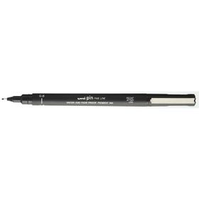 Uni-Ball Akrilik Uçlu Fine Line Pin 0.8 mm Siyah Çizim Kalemi