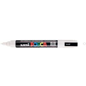 Uni-Ball PC-5M 1.8-2.5 mm Beyaz Su Bazlı Poster Markör