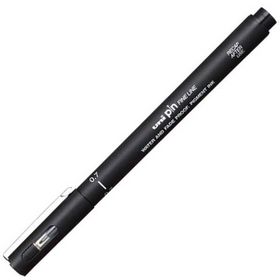 Uni-Ball Pin Fine Line 0.7 mm Siyah Teknik Çizim Kalemi