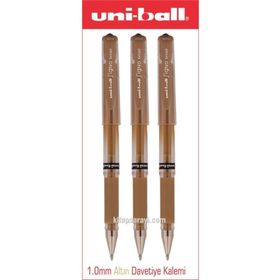 Uni-Ball Signo Broad 1.0 Altın Davetiye Kalemi
