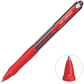 Uni-Ball SN-100 1.0 mm Kırmızı Laknock Micro Tükenmez Kalem