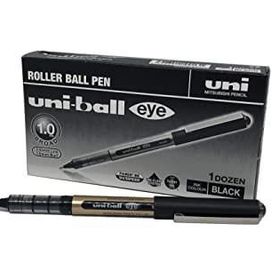 Uni-Ball UB-150 Eye Micro Siyah 12'li Jel Mürekkepli (Roller) Kalem