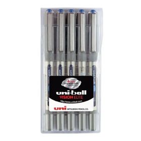 Uni-Ball UB -157 Mavi 0.7 mm 5'li Roller Kalem
