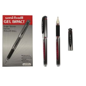 Uni-Ball UM-153S 1 mm Kırmızı 12'li Paket İmza Kalemi