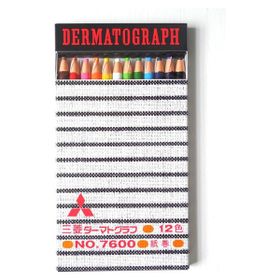 Uni Dermatograph 12'li Set Oil Based Pencil